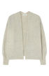 Cardigan East kurz | powder snow melange
